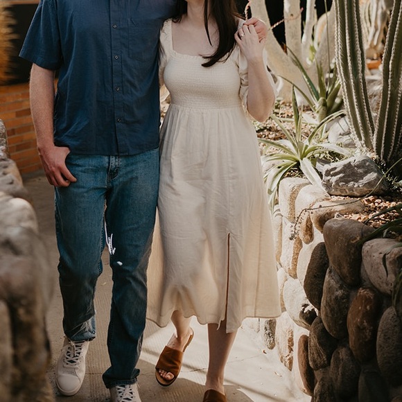 Gap Puff Sleeve Midi Dress - Picture 10 of 10